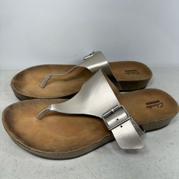 Clarks Ladies Sandals Slippers Size 11 - Picture 4 of 7